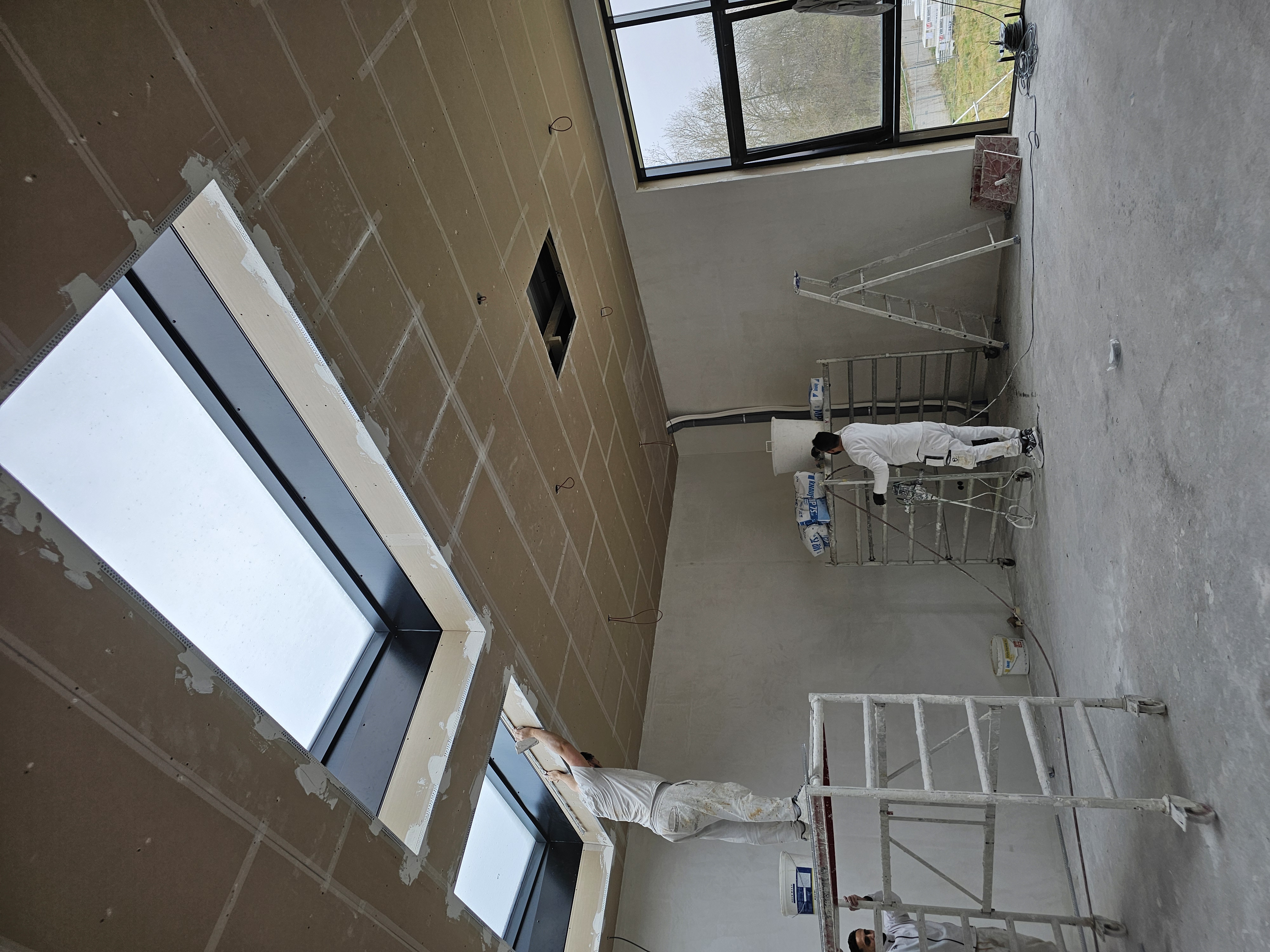 afbeeldingen / glad stucwerk bevore